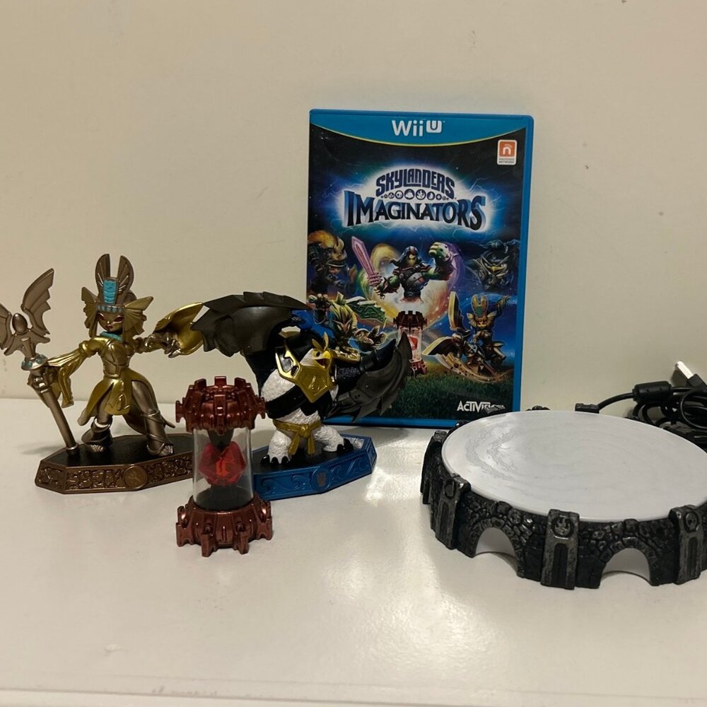 Skylanders Imaginators Starter Pack Nintendo Wii U King Pen Golden Queen Crystal